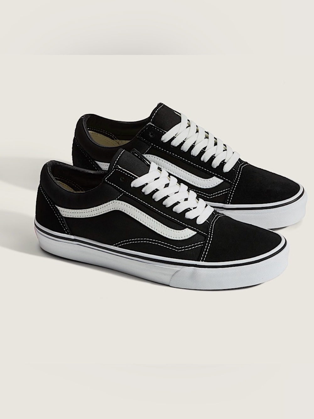 Vans Old School Black and White classic‎ shoe size 6.5 women’s